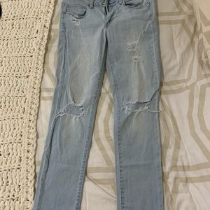 American eagle super stretch jeans.
